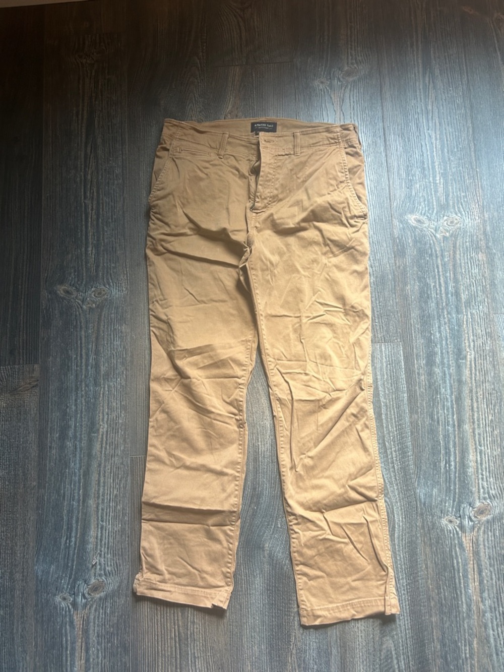 Men's Khaki Chino Pants - Classic Fit